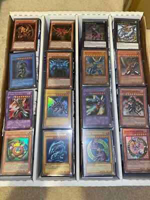 YUGIOH 50 CARDS ALL HOLOGRAPHIC HOLO FOIL COLLECTION BOX! GREAT EX DECK UPGRADES-image