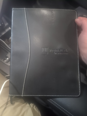 Hampton Faux Leather Embossed Sony Bound Journal Notebook-image