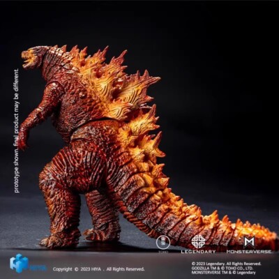 Original Hiya Godzilla King of the Monsters Burning Godzilla Battle Ver Figure-image