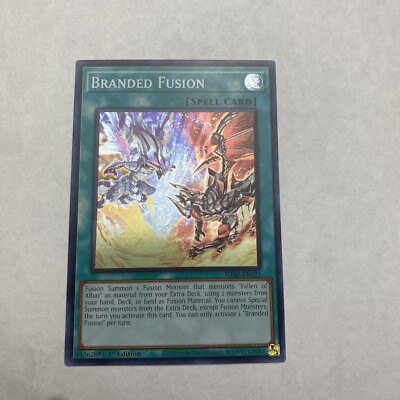 Yugioh Branded Fusion Sdaz-en021 Albaz Strike Structure Deck 1st Edition Rare-image