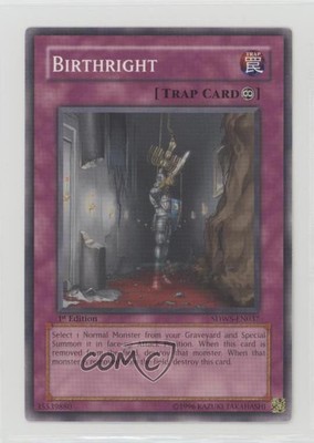 2009 Yu-Gi-Oh! Warriors' Strike Structure Deck 1st Edition Birthright 0b5-image