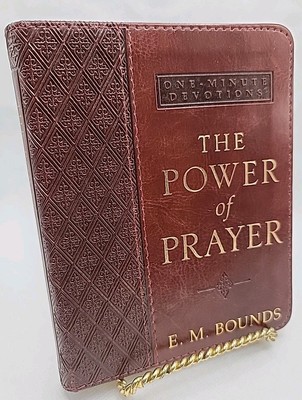 The Power of Prayer: One-Minute Devotions (LuxLeather) by E. M. Bounds 400 Page-image