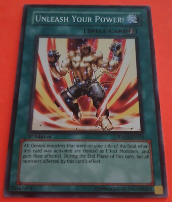 Unleash Your Power! - 1st Edition Common - Warrior's Strike Structure Deck - YGO-image