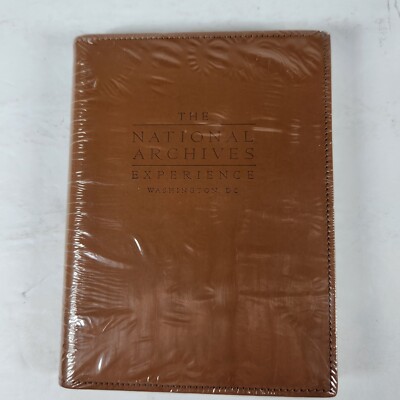 National Archives Experience Journal Washington D C Leather Bound Made in Italy-image