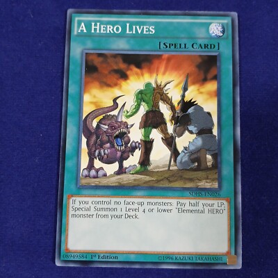 A Hero Lives SDHS-EN026 Structure Deck: HERO Strike 1st Edition NM-image