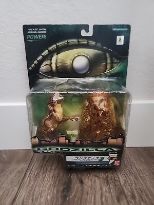 1998 BANDAI baby godzilla & hatching egg trendmasters [ JAPAN IMPORT]-image