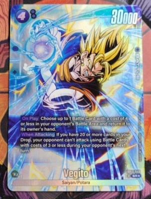 Vegito FB05-040 Alternate Art New Adventure Dragon Ball Super TCG Card-image