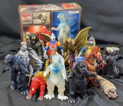 Showa Godzilla & Toho Kaiju Bandai Movie Monster Series 12 pieces set Japan-image