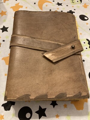 The Leather Street Vintage Brown Handmade Leather Journal NEW-image