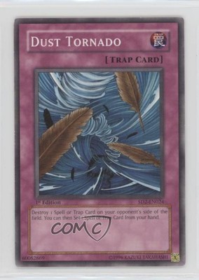 Dust Tornado 1st Ed. YuGiOh Zombie Madness Structure Deck #SD2-EN024 2005 0l37-image