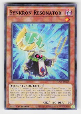 Structure Deck: The Crimson King #SDCK-EN006 Synkron Resonator 1st Edition-image