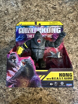 MonsterVerse Toys Godzilla x Kong 6” Kong Action Figure with B.E.A.S.T. Glove-image