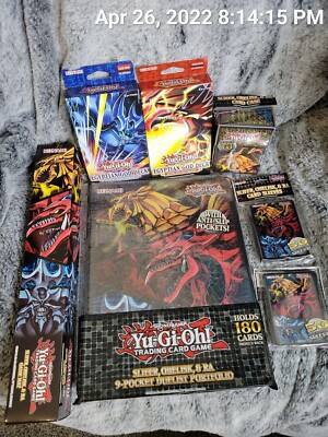 YuGiOh EGYPTIAN GOD DECK: SLIFER & OBELISK DECK 80 CARDS SEALED FUNDLE-image