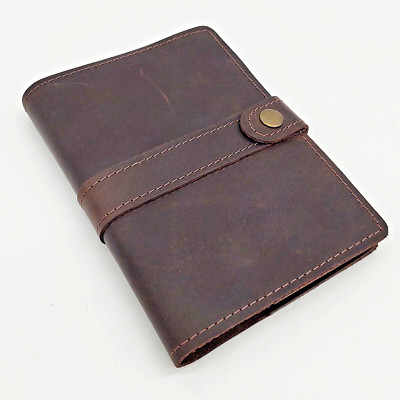 Add Style Co Leather Bound Journal Made In Ukraine 4x5.75in Lined Notebook-image