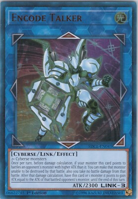 Encode Talker NM SDCL 1st Structure Deck: Cyberse Link  Yugioh-image