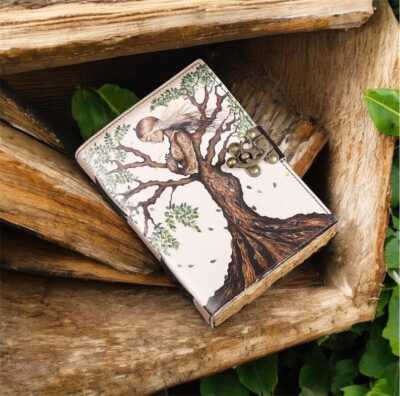 Mother of Tree Leather Bound Journal Rustic & Artistic Notebook for Writers-image