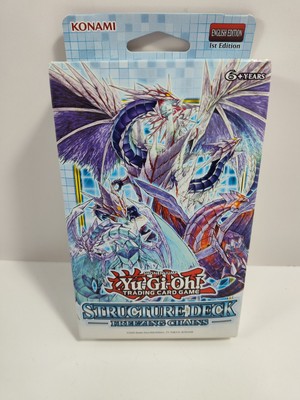 Yu Gi Oh Freezing Chains Structure Deck 1st Edition Trading Card Game English -image