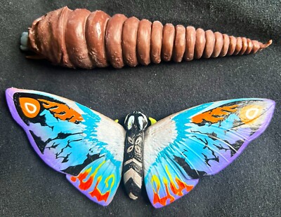 GODZILLA figure set RAINBOW MOTHRA and LARVA king action vs monsters battra kong-image