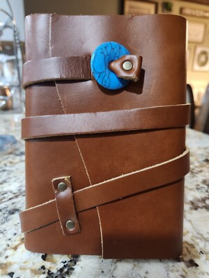 Portland Leather Goods Journal Notebook Bound Sketch Writing Diary Deckle Book -image