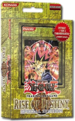YUGIOH RISE OF DESTINY SPECIAL (3 BOOSTER PACKS+PROMO) FACTORY SEALED NEW-image