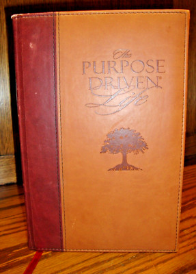 The Purpose-Driven Life Deluxe Journal-Leather Bound Zondervan- Rick Warren  B27-image