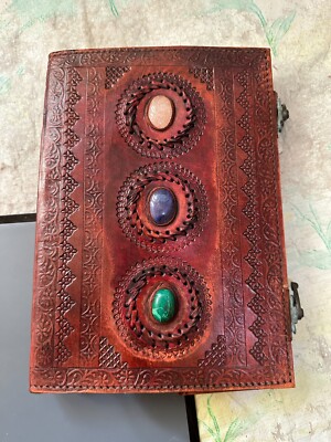Leather Journal Notebook Handmade Leather bound Writing Book-image