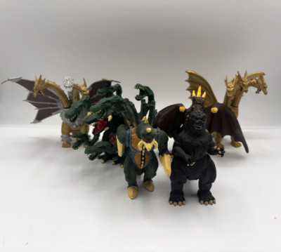 Vintage 1994 Godzilla King of the Monsters trendmasters Figures lot of 6-image