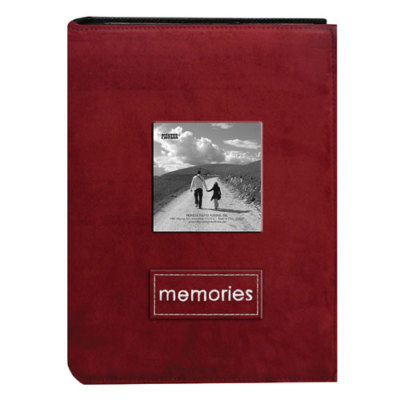 Pioneer PTCH-46 Embroidered Faux Suede Album Raspberry (Same Shipping Any Qty)-image
