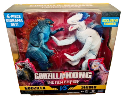 2-Pack Godzilla x Kong The New Empire - GODZILLA vs SHIMO Exclusive Figures-image