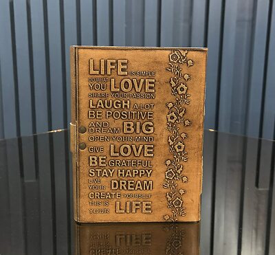 Handmade Leather Bound Journal Writing Notebook For Gift-image