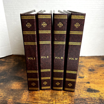 Vintage 4 Photo Album Replacement Books 3 ½” x 5 1/4” Pictures Faux Leather-image