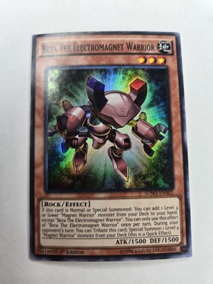 Yugioh Beta The Electromagnet Warrior SDMY-EN002 Super Rare 1st Ed NM-image