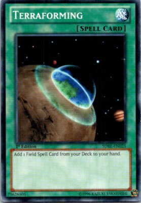 Terraforming SDRE-EN025 1st Edition Yugioh Lightly played-image