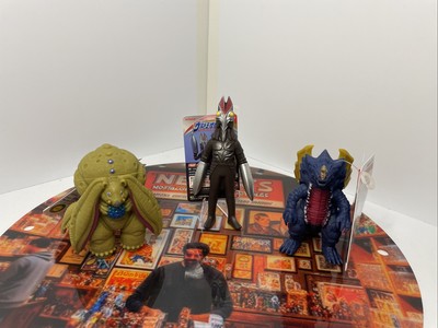 Bandai Monster Series Figures: Alien Baltan Second, Gillbug, & King of Mons Lot-image