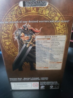 YUGIOH STRUCTURE DECK WARRIOR'S TRIUMPH ENGLISH 1ST ED MINT SEALED-image