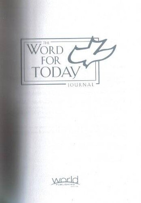 The Word For Today Journal (Blank Journal with selections from the Word  - GOOD-image