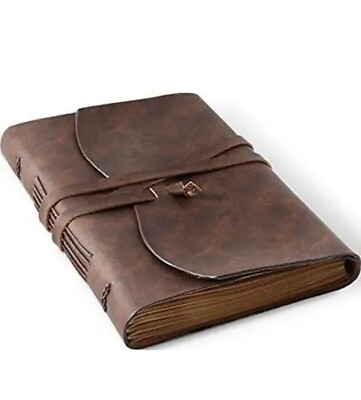 Leather Bound Journal for Men/ Women, Rustic Vintage Handmade-image