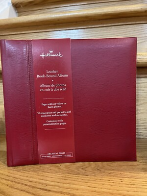 Hallmark Leather Photo Album Archival 9