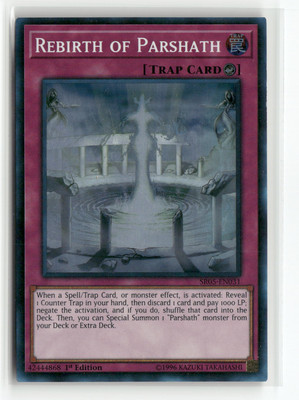 Rebirth of Parshath Structure Deck: Wave of Light Super Rare Yugioh LP-image
