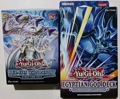 Brand New Blue Eyes White Destiny And Obelisk The Tormentor Structure Decks-image
