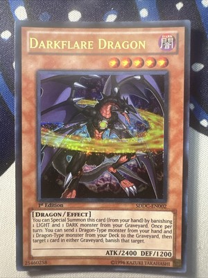 Darkflare Dragon SDDC-EN002  (UR) 1st Edition Structure Deck: Dragons Collide-image