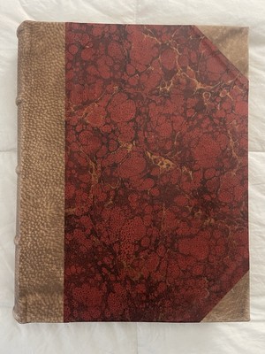 Exposures Italy Leather Bound Photo Album Vellum Never Used New-image