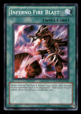 Yugioh Inferno Fire Blast #SDDC-EN026 Structure Deck: Dragons Collide LP-image