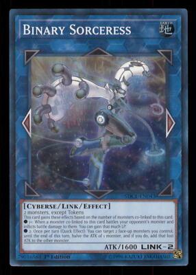 Yugioh Binary Sorceress #SDCL-EN043 Structure Deck: Cyberse Link LP-image