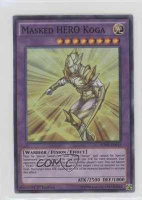 2015 Yu-Gi-Oh! HERO Strike Structure Deck 1st Edition HERO Koga #SDHS-EN042 0l4h-image