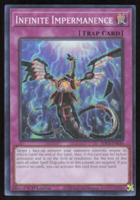 Yu-Gi-Oh TCG Structure Deck: Cyber Strike #SDCS-EN036 Infinite Impermanence NM-image