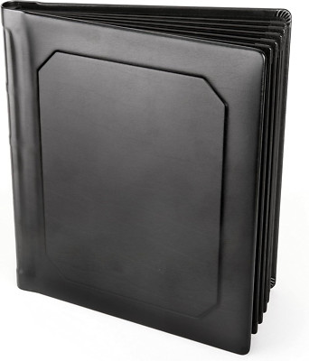 Professional Leatherette Bound Slip-In Photo Album, Holds 30 8X10 Photos (15 Pag-image