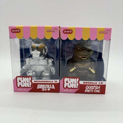 Super7 FUN! FUN! Godzilla Minus One -1.0 & Mechagodzilla ’93 5in Vinyl Figures-image