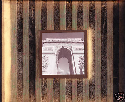 Photo Album, Leather Front, Brown, 40 4x6 photos NEW-image