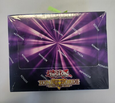 KONAMI Yu-Gi-Oh! TCG ZOMBIE HORDE Structure Deck Display 1st Edition SEALED-image